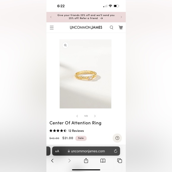 Uncommon James Gold 14K Gold Plated Brass Jewelry - Picture 10 of 15